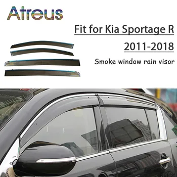 Atreus 1set ABS Lietaus Dūmų Langų Skydelius Automobilių pertvara nuo Vėjo Už Kia Sportage R 2012 2013 2016 2017 Priedai