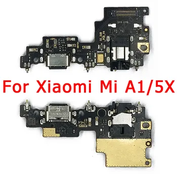 Originalus Mokestis Valdybos Xiaomi Mi A2 Lite USB PCB Doko Jungtis, Flex Kabelis, atsarginės Dalys, Apmokestinimo Uosto Redmi 6 Pro