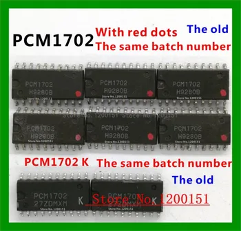 PCM1702 PCM1702K SOP Su raudonais taškais daug Įvairių Numerių, panaudota, senas